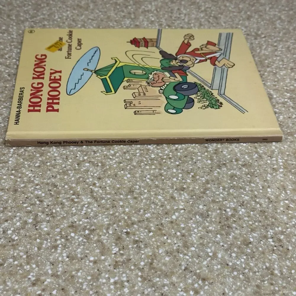 Vintage Hong Kong Phooey Hardcover Kids Children Book Hanna-Barbera Cartoon 1981